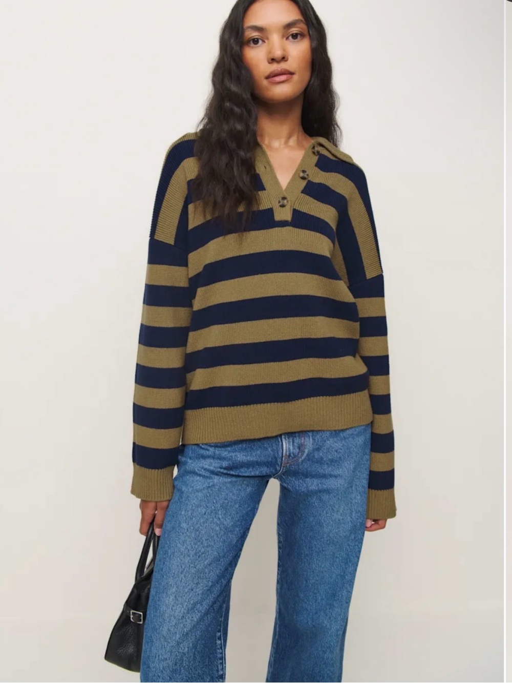 Brooklyn polo cotton sweater